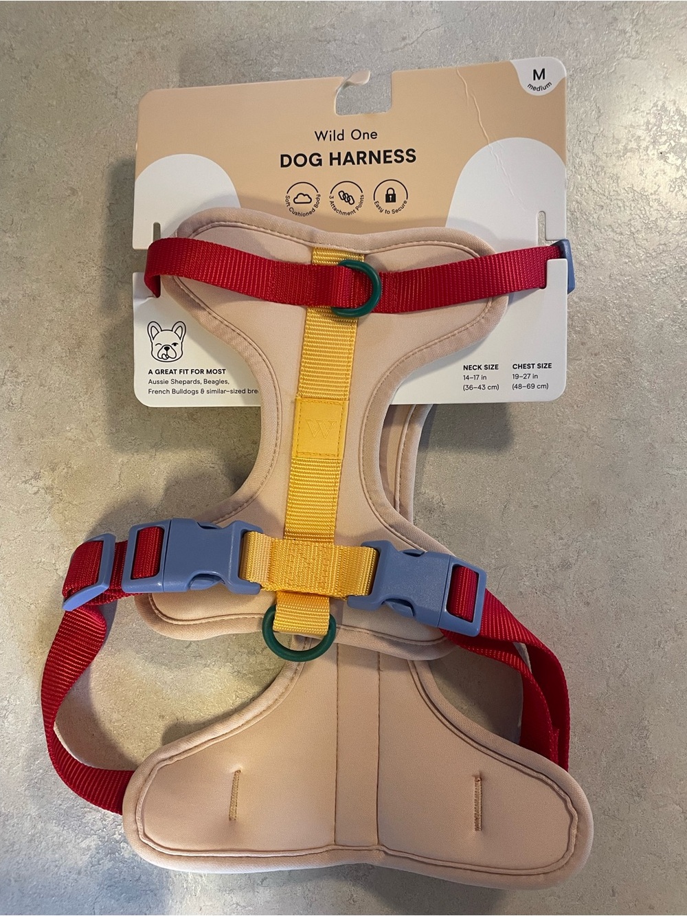 Wild One Retro Dog Harness - Medium